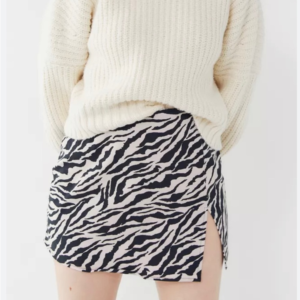 UO Zebra Print Skirt